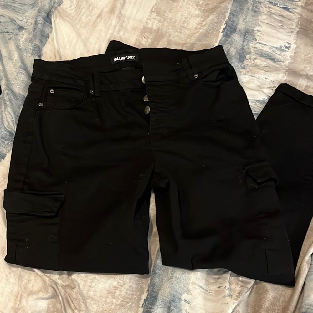 Skinny cargo jeans